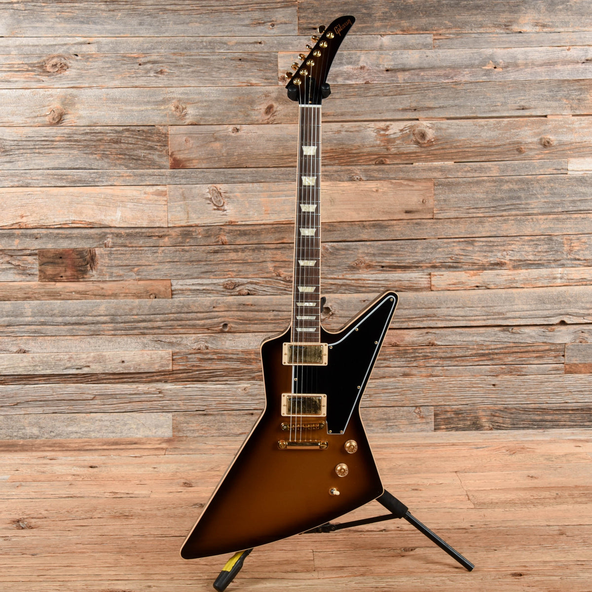 Gibson Bill Kelliher "Golden Axe" Explorer Gold Burst 2013 - View 4 | MusicMarket