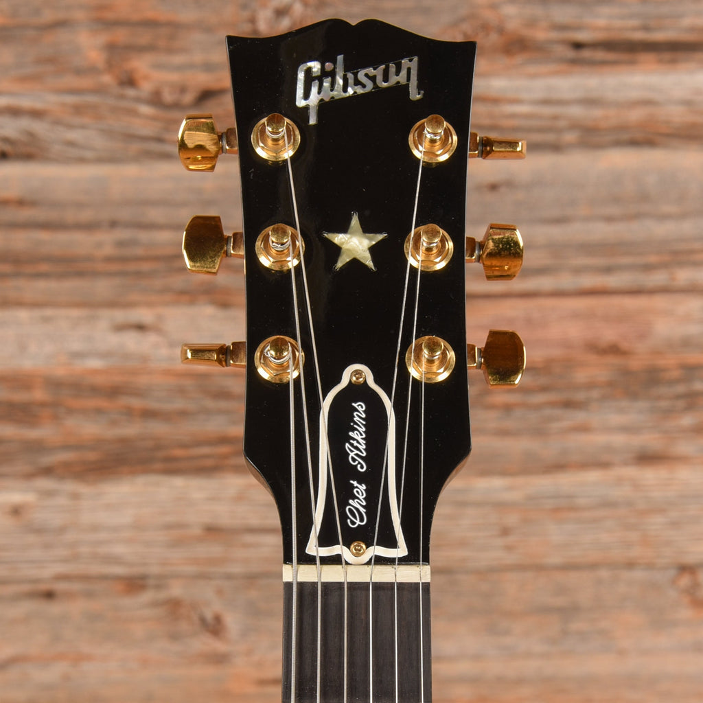 Gibson Chet Atkins SST 6 String Black 1998 - Dave Amato of REO Speedwagon - View 6 | MusicMarket