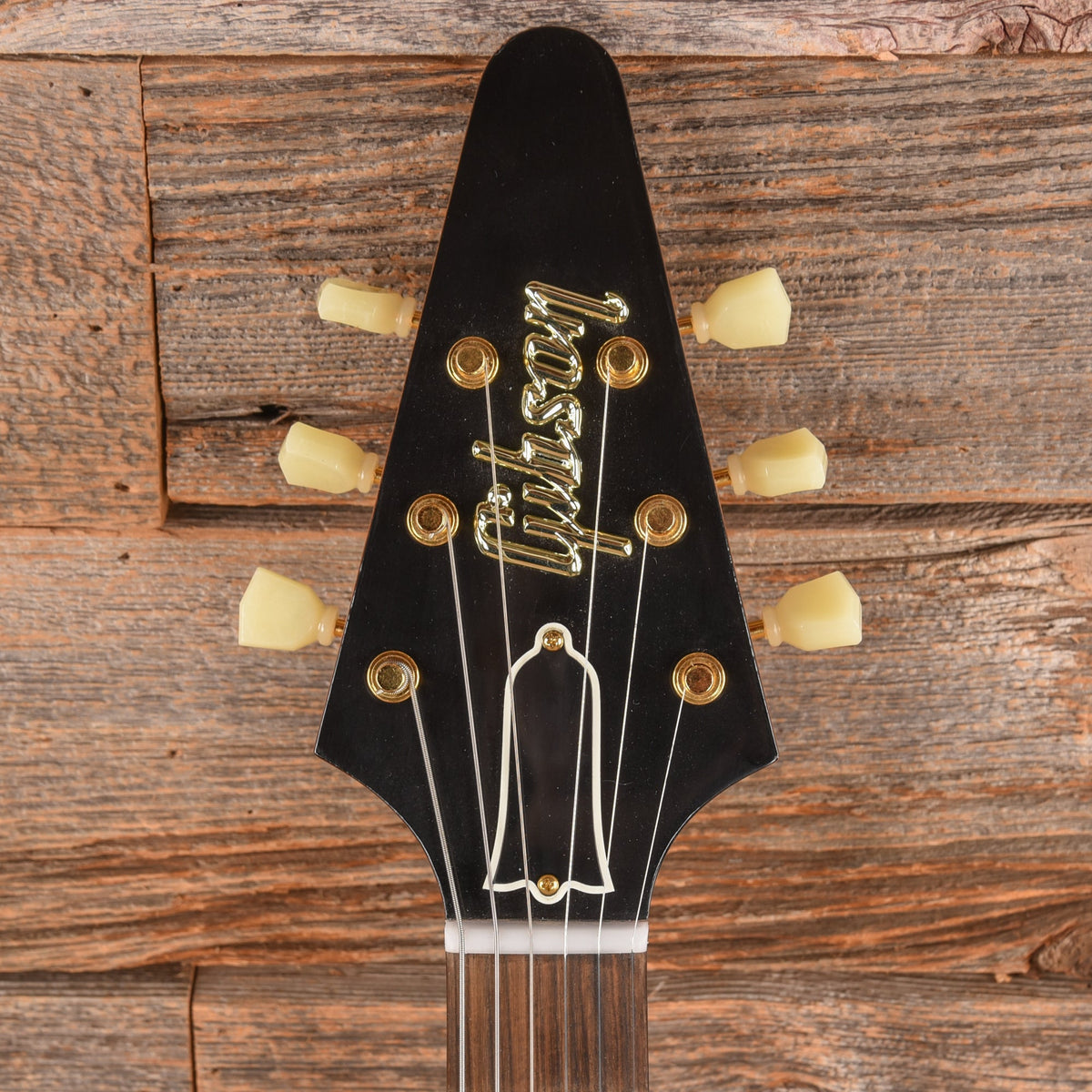 Gibson Custom 1958 Flying V Mahogany Natural 2021 - View 6 | MusicMarket