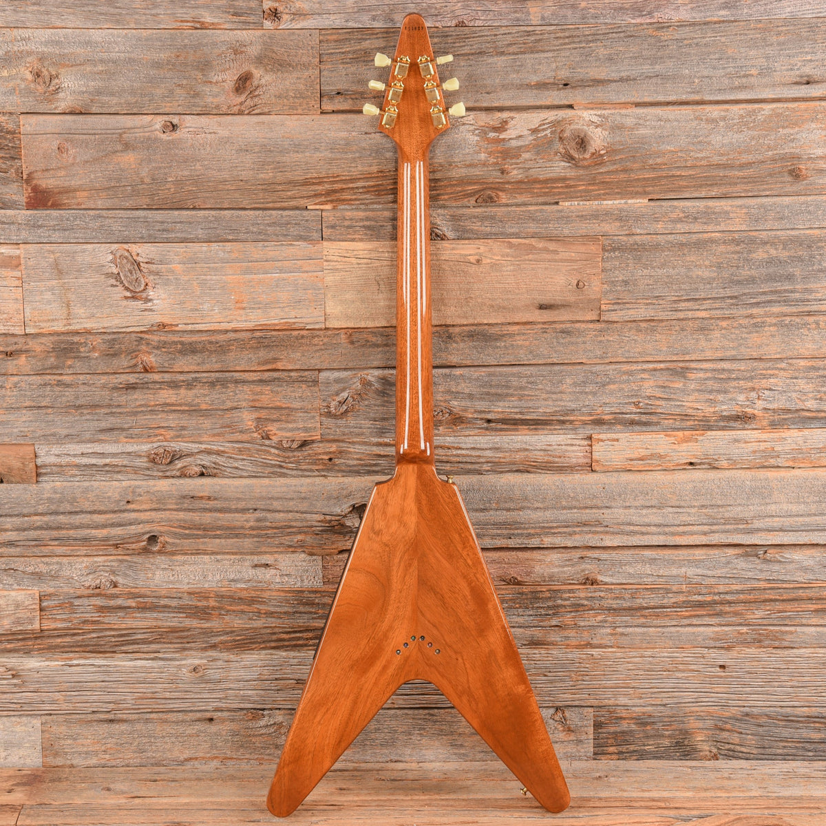 Gibson Custom 1958 Flying V Mahogany Natural 2021 - View 5 | MusicMarket
