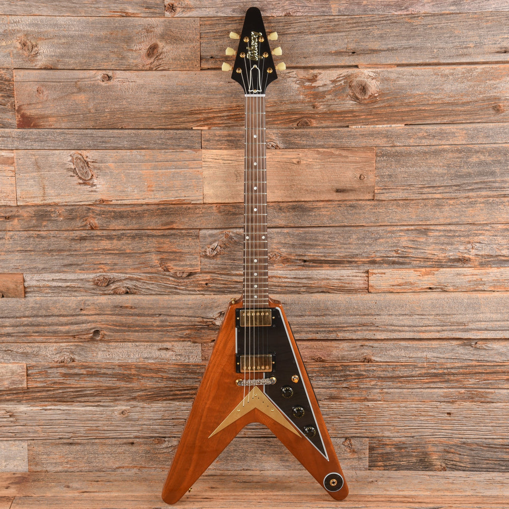 Gibson Custom 1958 Flying V Mahogany Natural 2021 - View 4 | MusicMarket