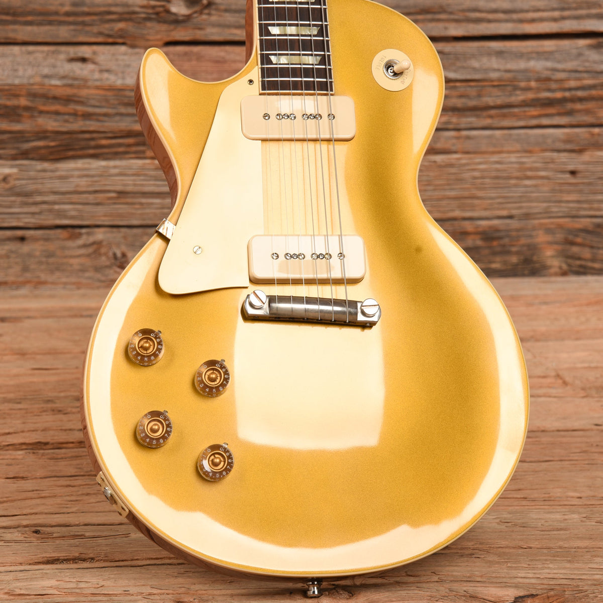 Gibson Custom 54 Les Paul Standard Gold 2020 LEFTY - View 8 | MusicMarket