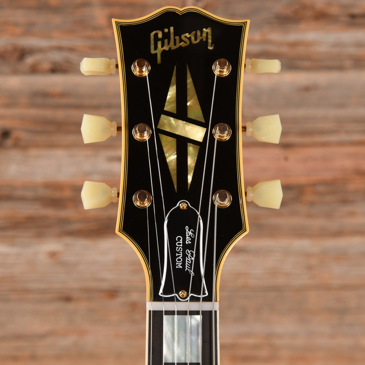 Gibson Custom 57 Les Paul Custom Ebony 2022 LEFTY - View 6 | MusicMarket