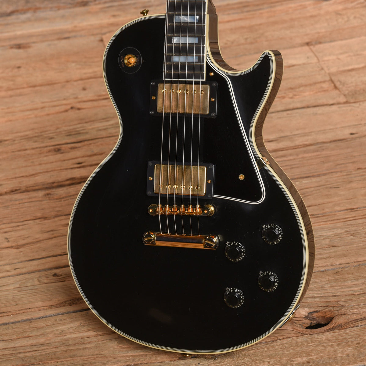 Gibson Custom 57 Les Paul Custom VOS Ebony 2020 - View 2 | MusicMarket