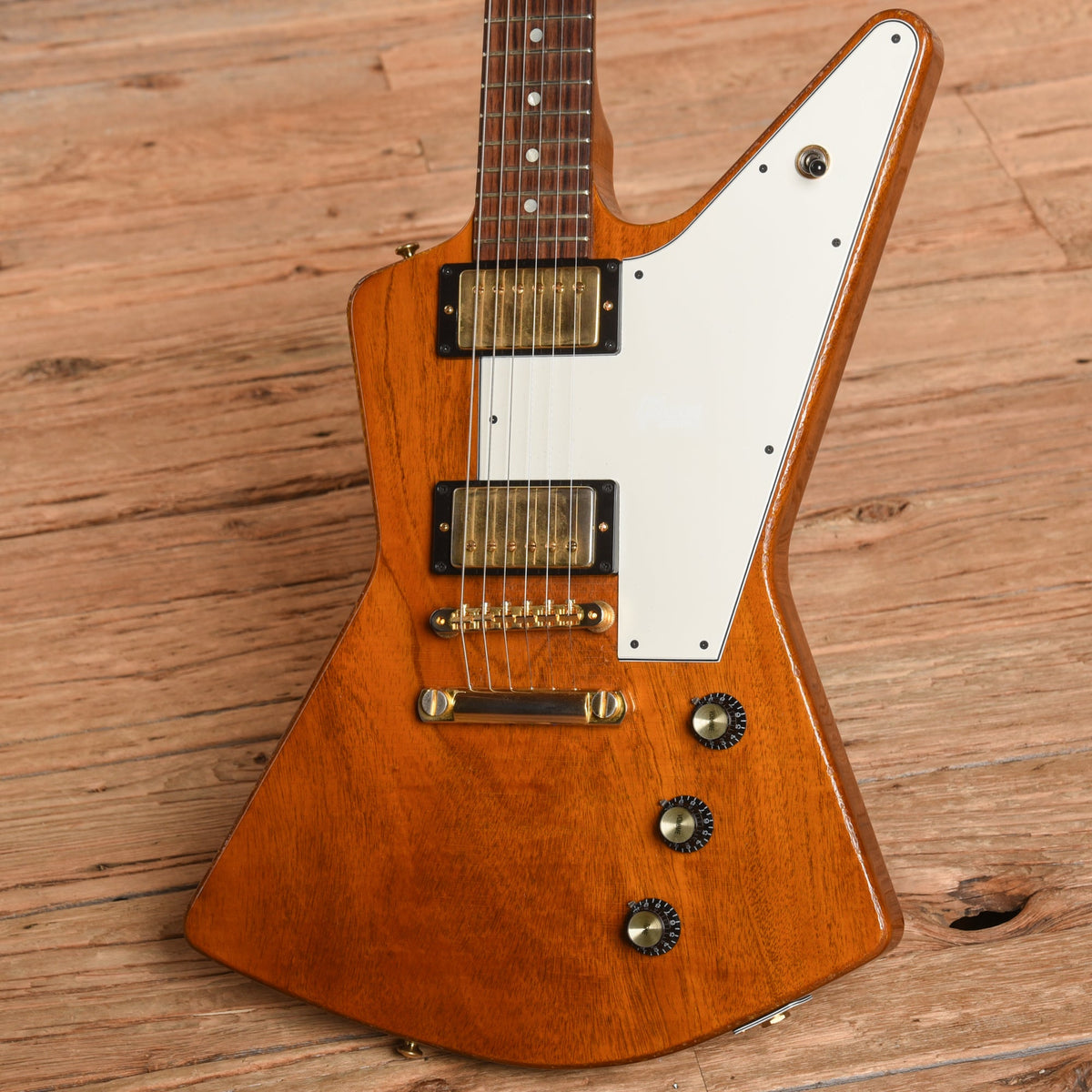 Gibson Custom '58 Explorer Aged "Clapton Cut" Natural 2018 - View 2 | MusicMarket