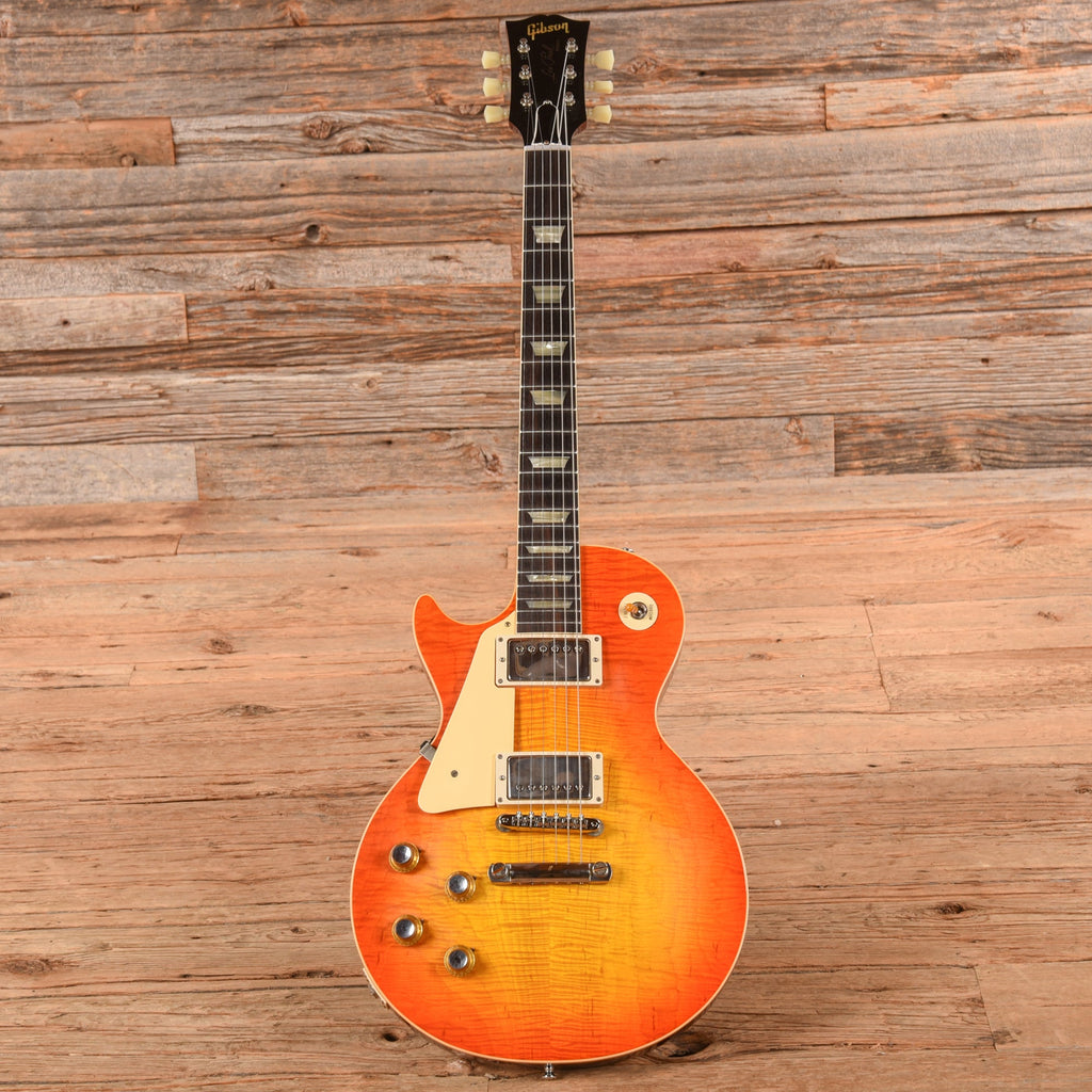 Gibson Custom '60 Les Paul Standard Reissue Tangerine Burst 2024 LEFTY - View 4 | MusicMarket