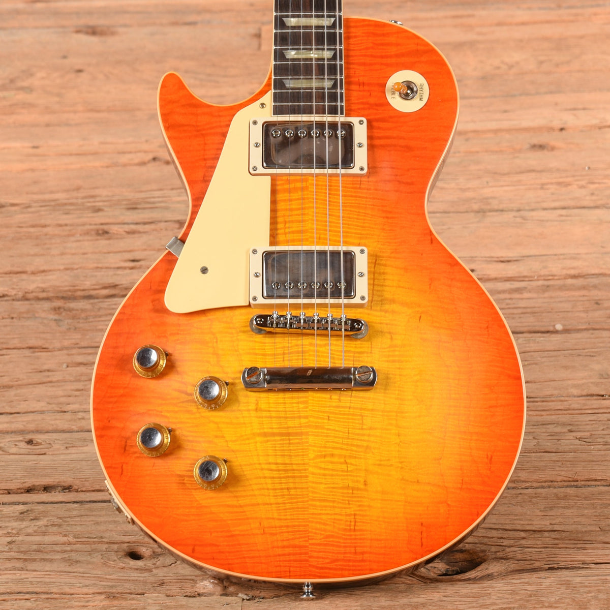 Gibson Custom '60 Les Paul Standard Reissue Tangerine Burst 2024 LEFTY - MusicMarket