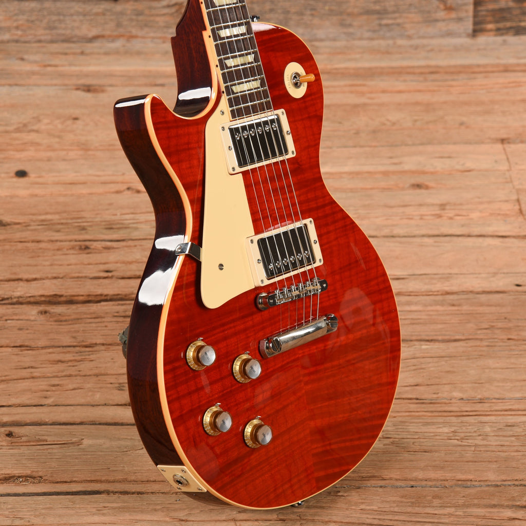 Gibson Custom 60 Les Paul Standard Translucent Cherry 2021 LEFTY - View 2 | MusicMarket