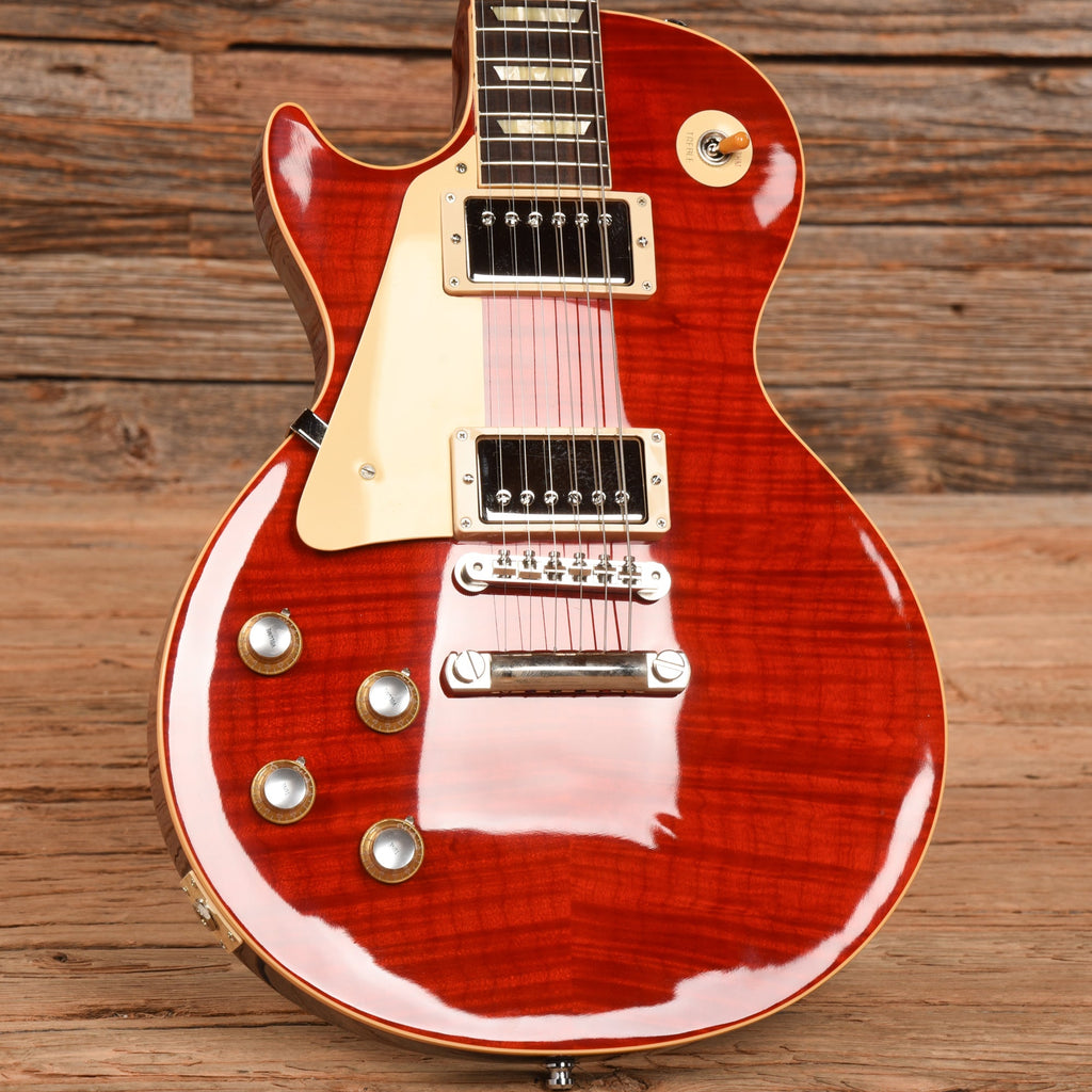 Gibson Custom 60 Les Paul Standard Translucent Cherry 2021 LEFTY - View 8 | MusicMarket
