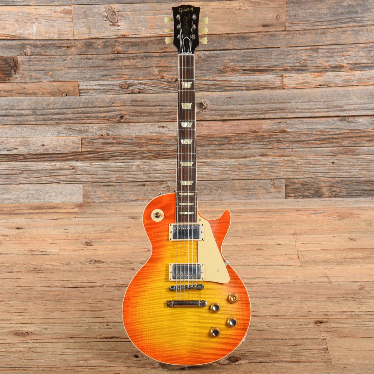 Gibson Custom 60th Anniversary 1960 LP Standard "CME Spec" Orange Lemon Fade 2020 - View 4 | MusicMarket
