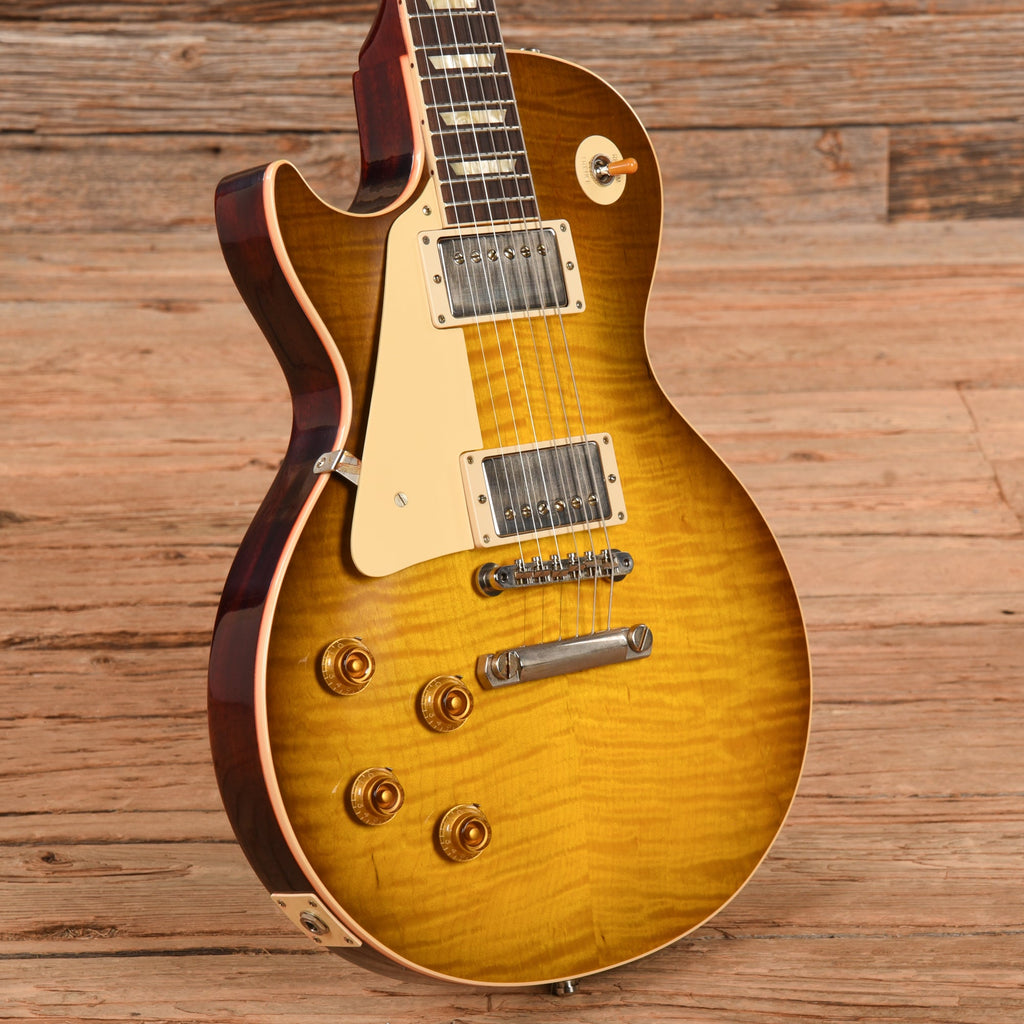 Gibson Custom 60th Anniversary 59 Les Paul Standard Lemon Burst 2020 LEFTY - View 2 | MusicMarket