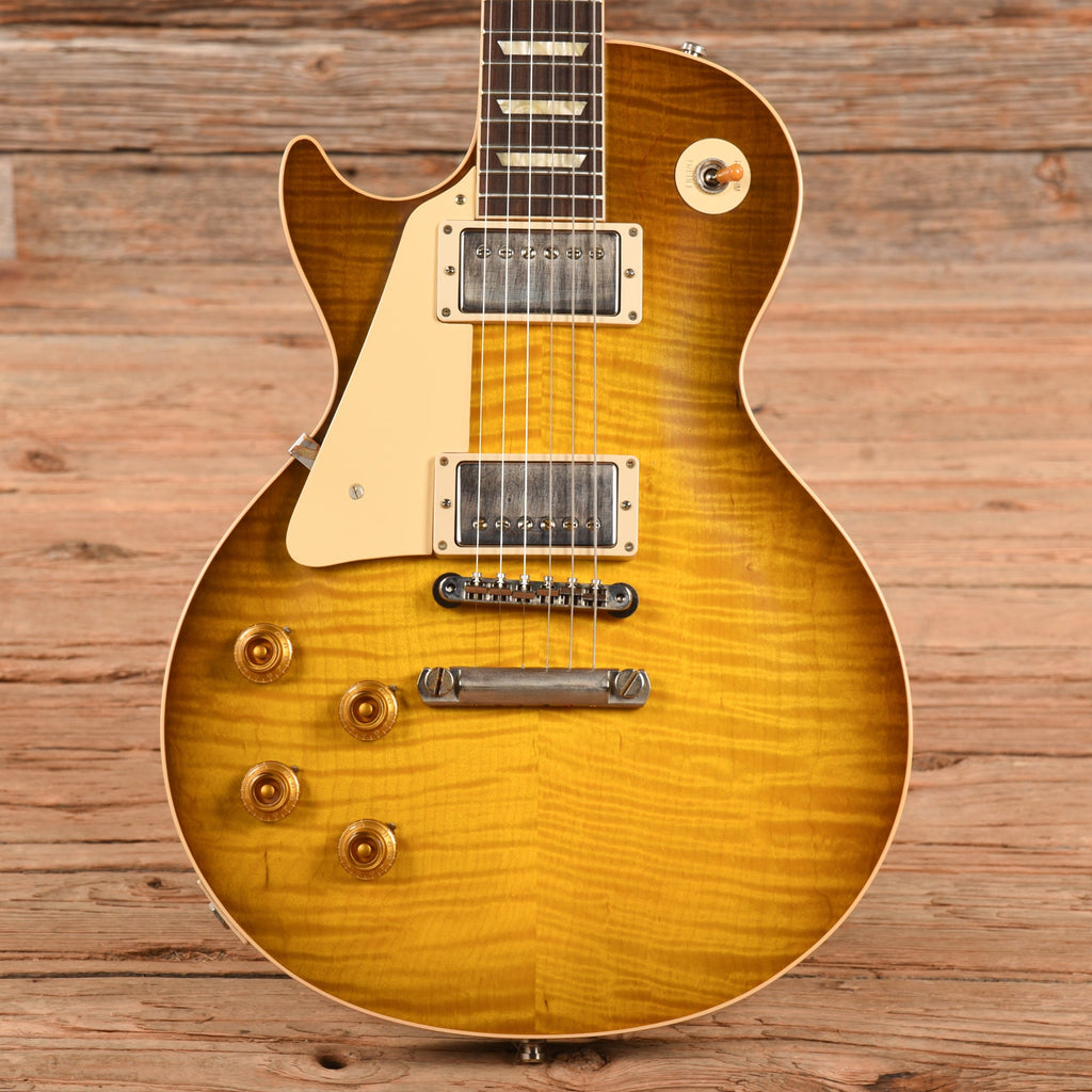 Gibson Custom 60th Anniversary 59 Les Paul Standard Lemon Burst 2020 LEFTY - MusicMarket