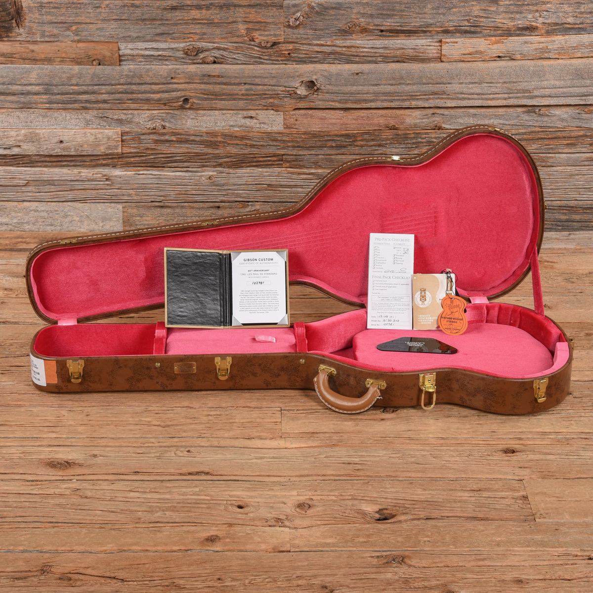 Gibson Custom 60th Anniversary '61 Les Paul SG Standard Cherry 2021 - View 9 | MusicMarket