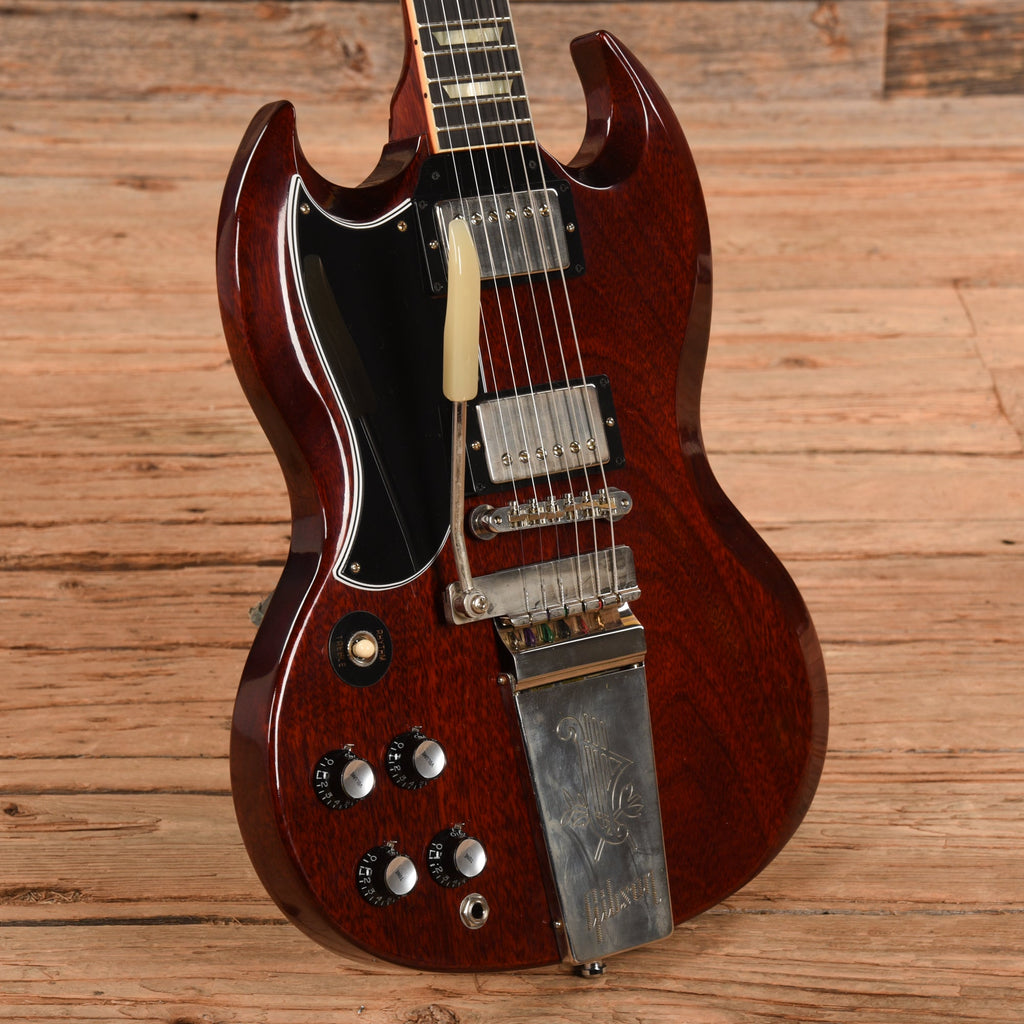 Gibson Custom 61 Les Paul SG Standard Cherry 2021 LEFTY - View 2 | MusicMarket