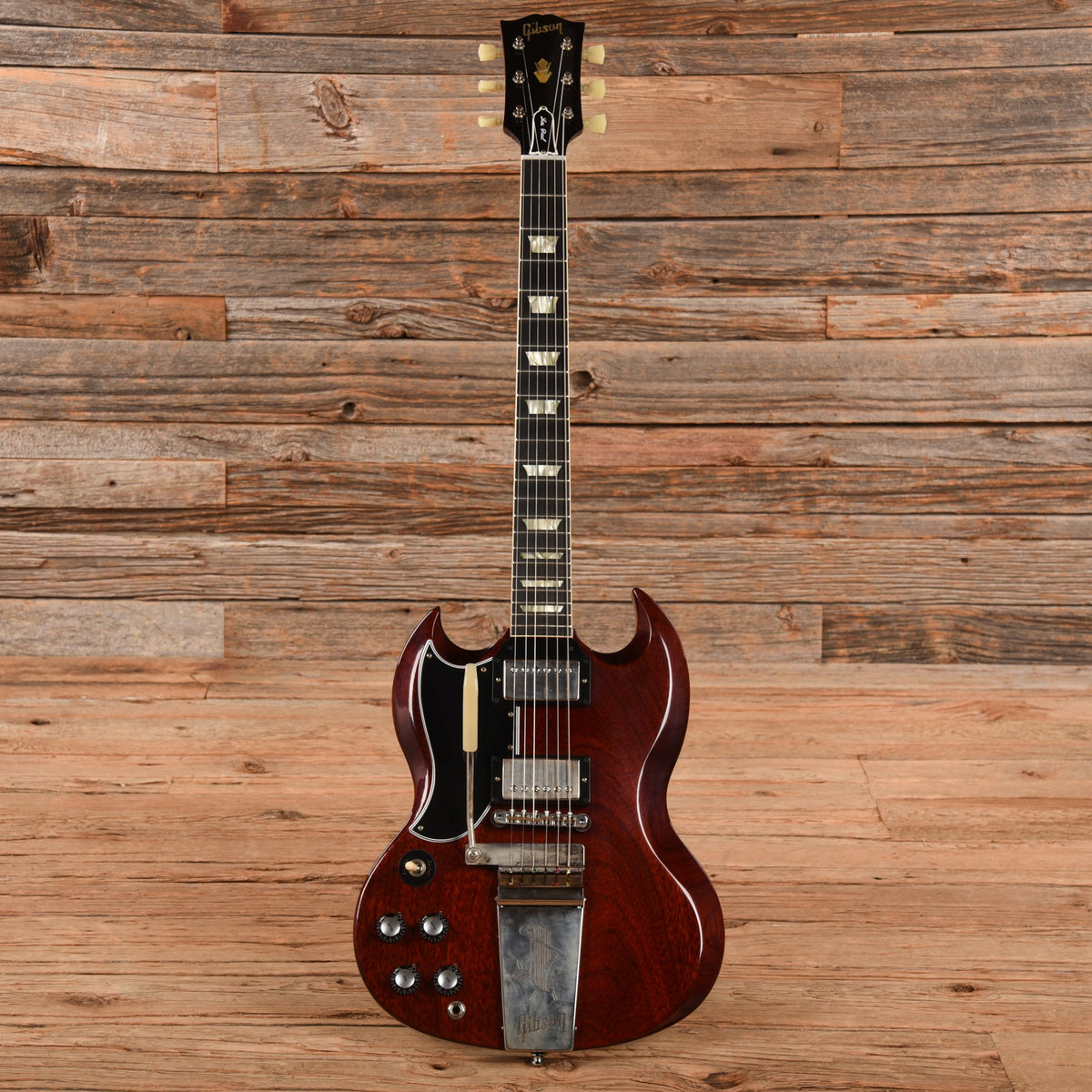 Gibson Custom 61 Les Paul SG Standard Cherry 2021 LEFTY - View 4 | MusicMarket