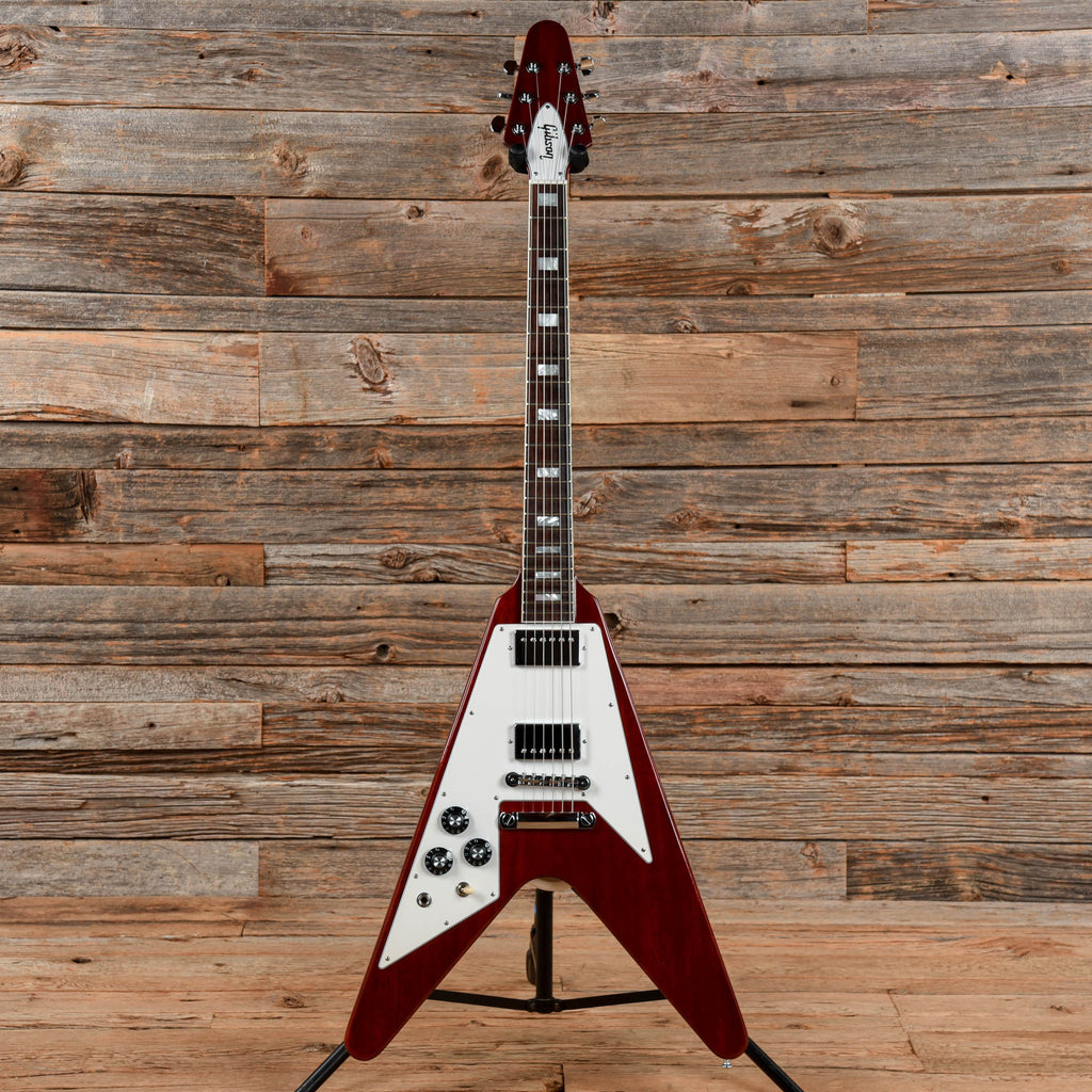 Gibson Custom 70's Flying V Faded Cherry 2022 LEFTY - View 3 | MusicMarket