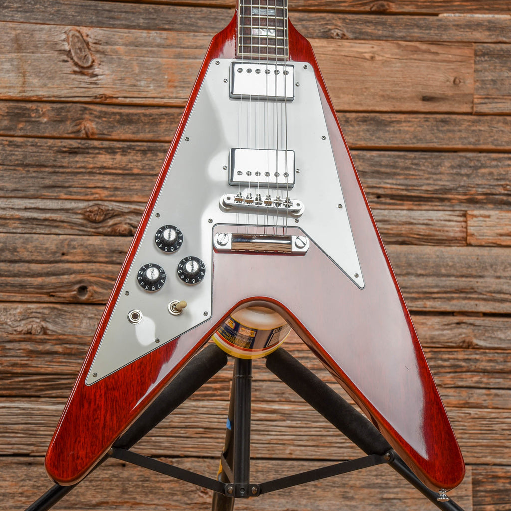 Gibson Custom 70's Flying V Faded Cherry 2022 LEFTY - View 7 | MusicMarket