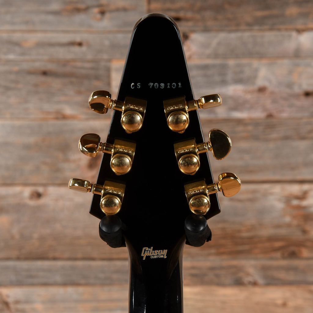 Gibson Custom Flying V Custom Ebony 2017 - View 6 | MusicMarket