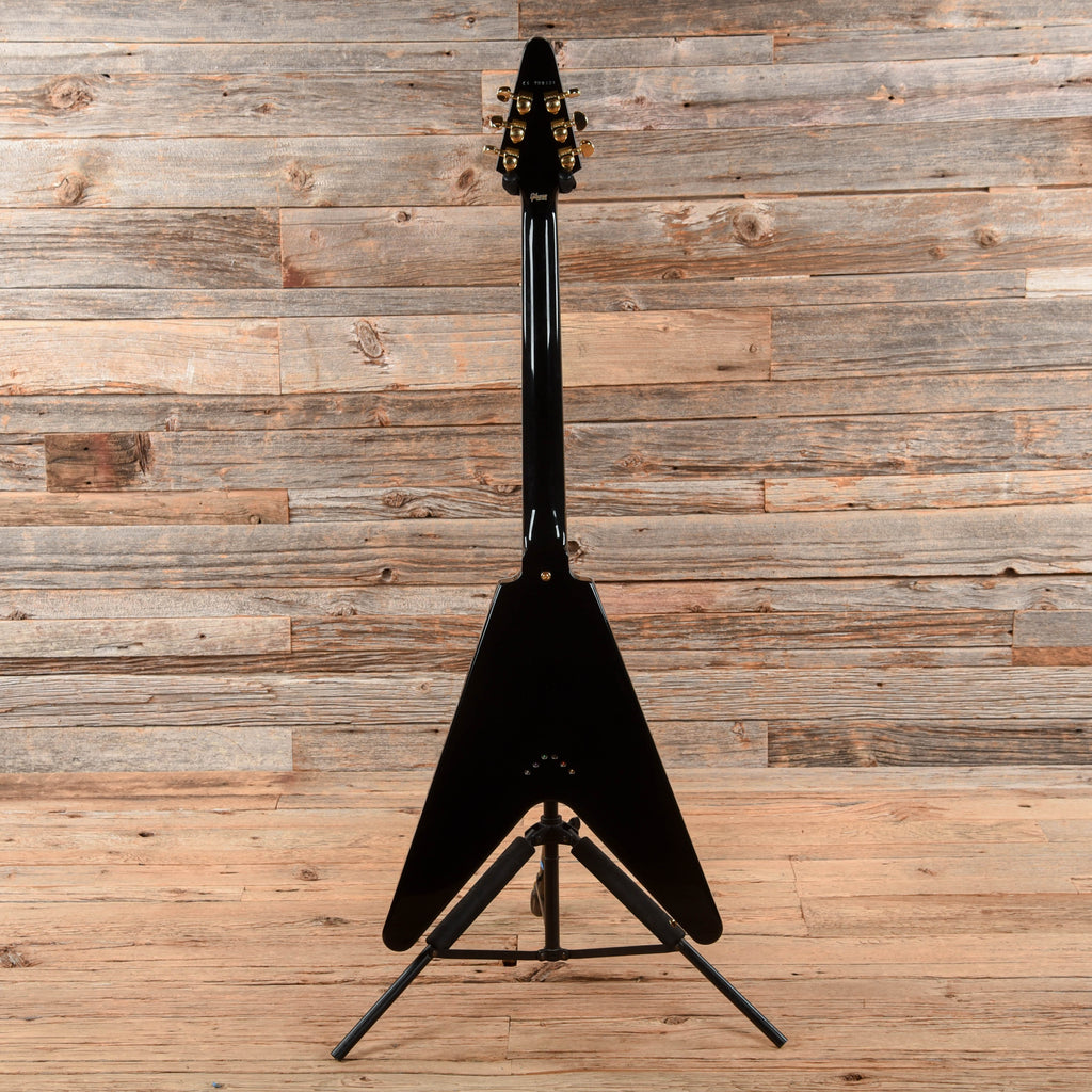 Gibson Custom Flying V Custom Ebony 2017 - View 4 | MusicMarket