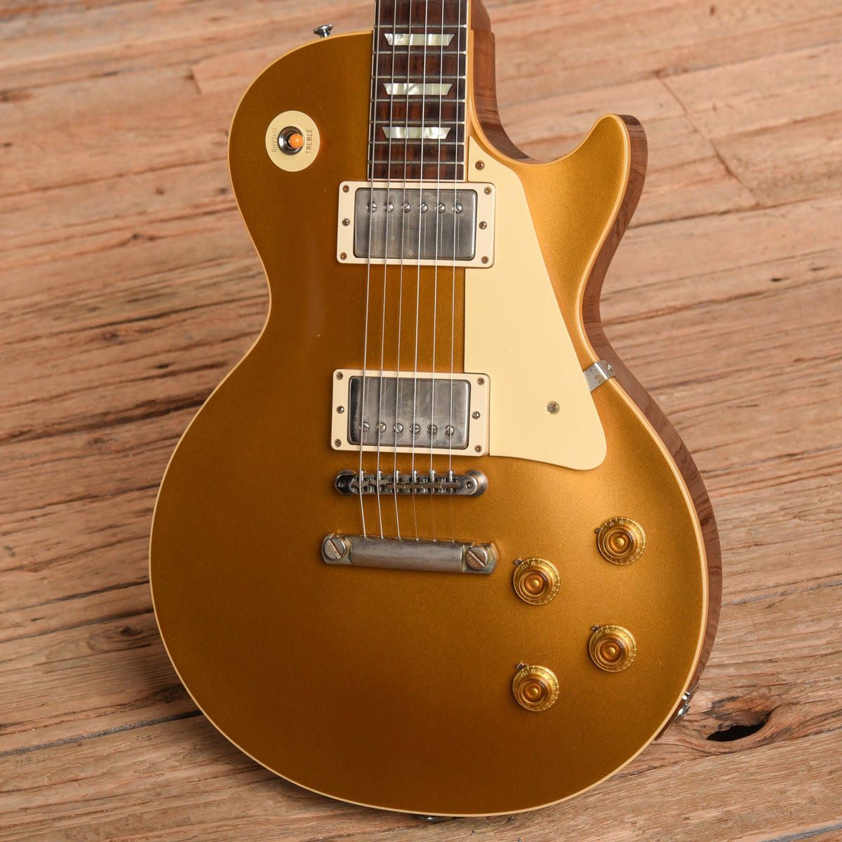 Gibson Custom Historic '57 Les Paul Reissue Goldtop 2018 - View 2 | MusicMarket
