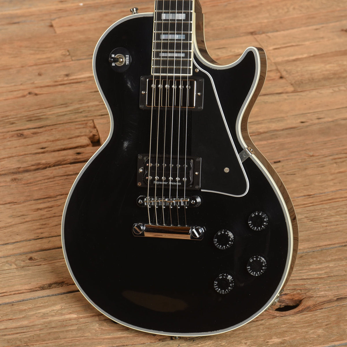 Gibson Custom Les Paul Custom Ebony 2014 - View 2 | MusicMarket