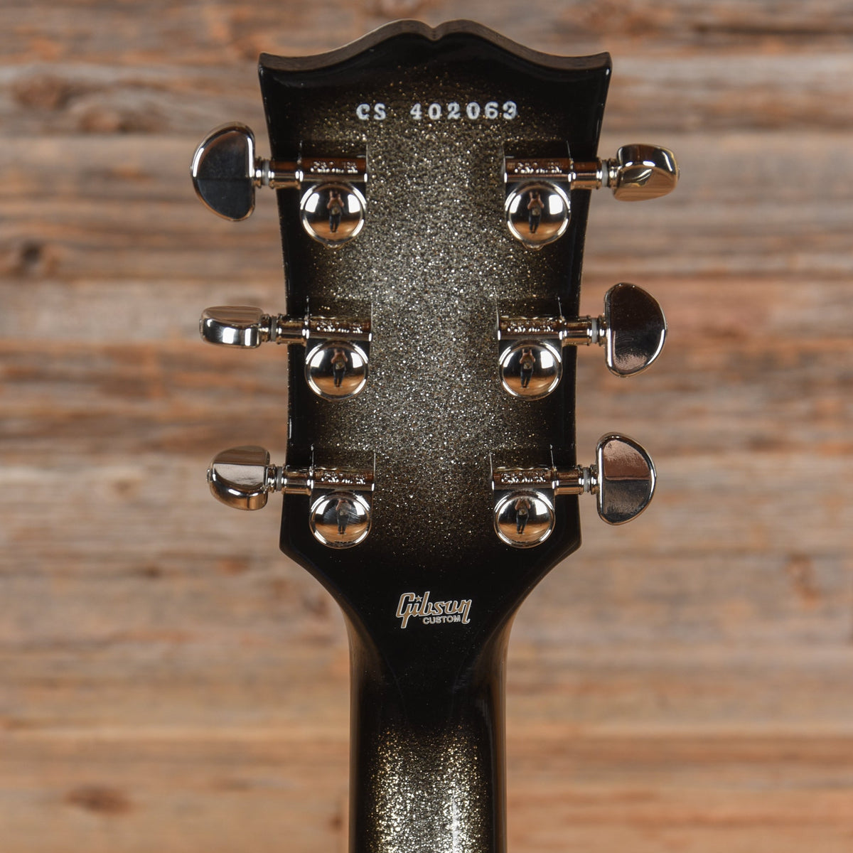 Gibson Custom Les Paul Custom Silver Sparkle Burst 2024 - View 7 | MusicMarket
