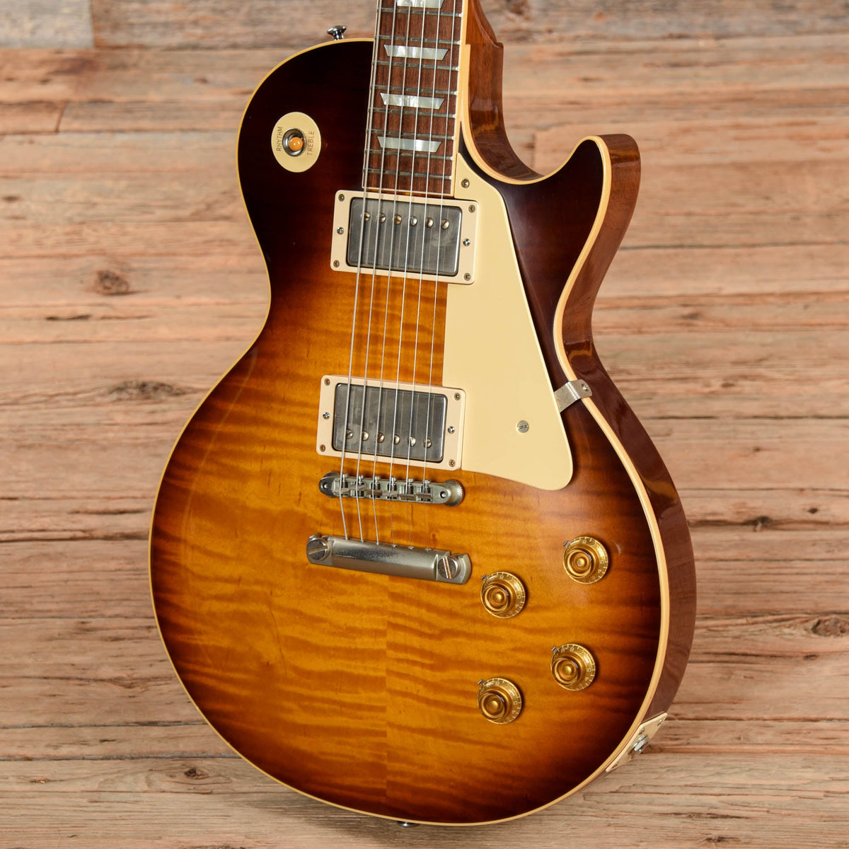 Gibson Custom Les Paul Standard Reissue "CME" w/ Scarface Neck Profile Kindred Burst Fade VOS 2017 - View 2 |