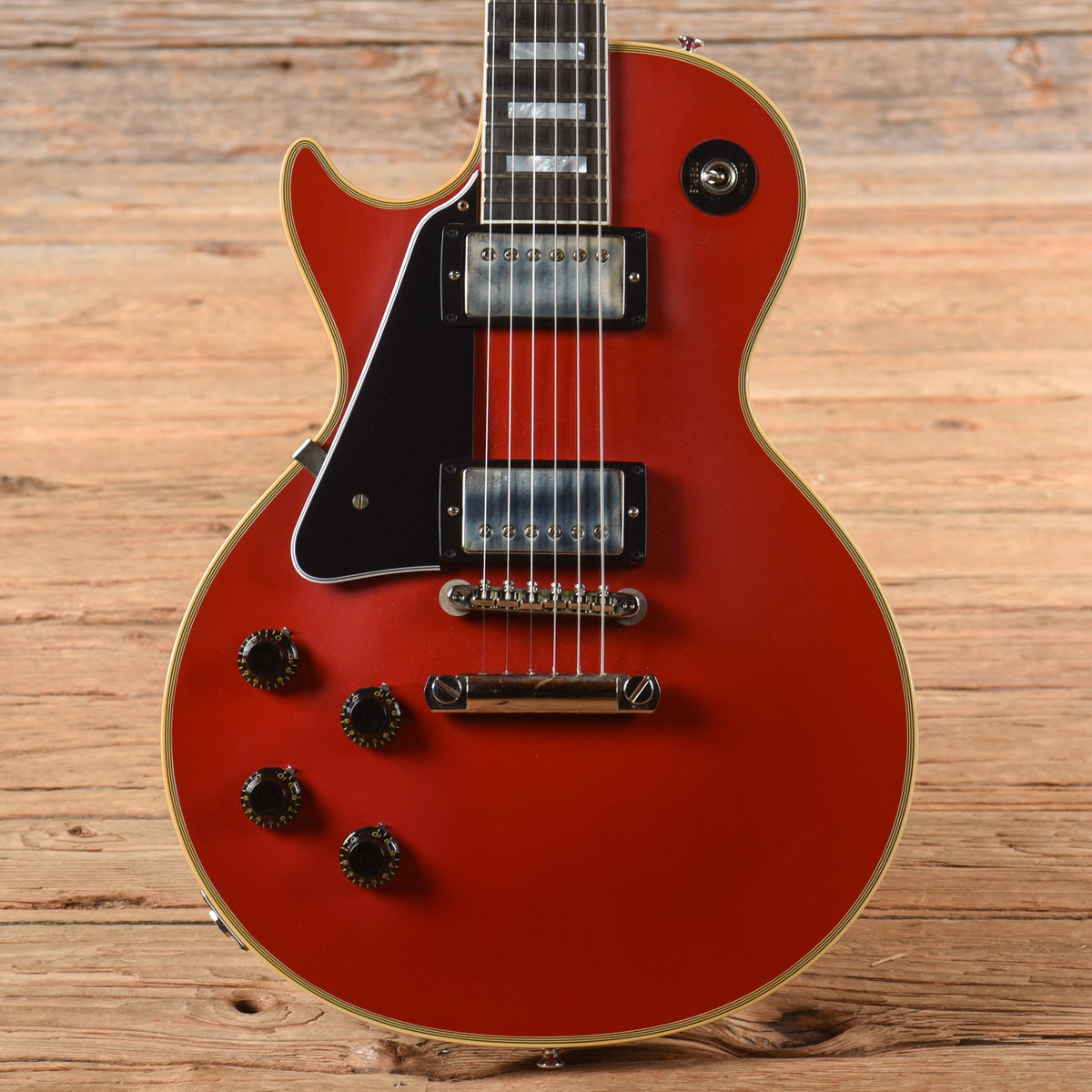 Gibson Custom M2M '57 Les Paul Custom Cardinal Red 2023 LEFTY - MusicMarket