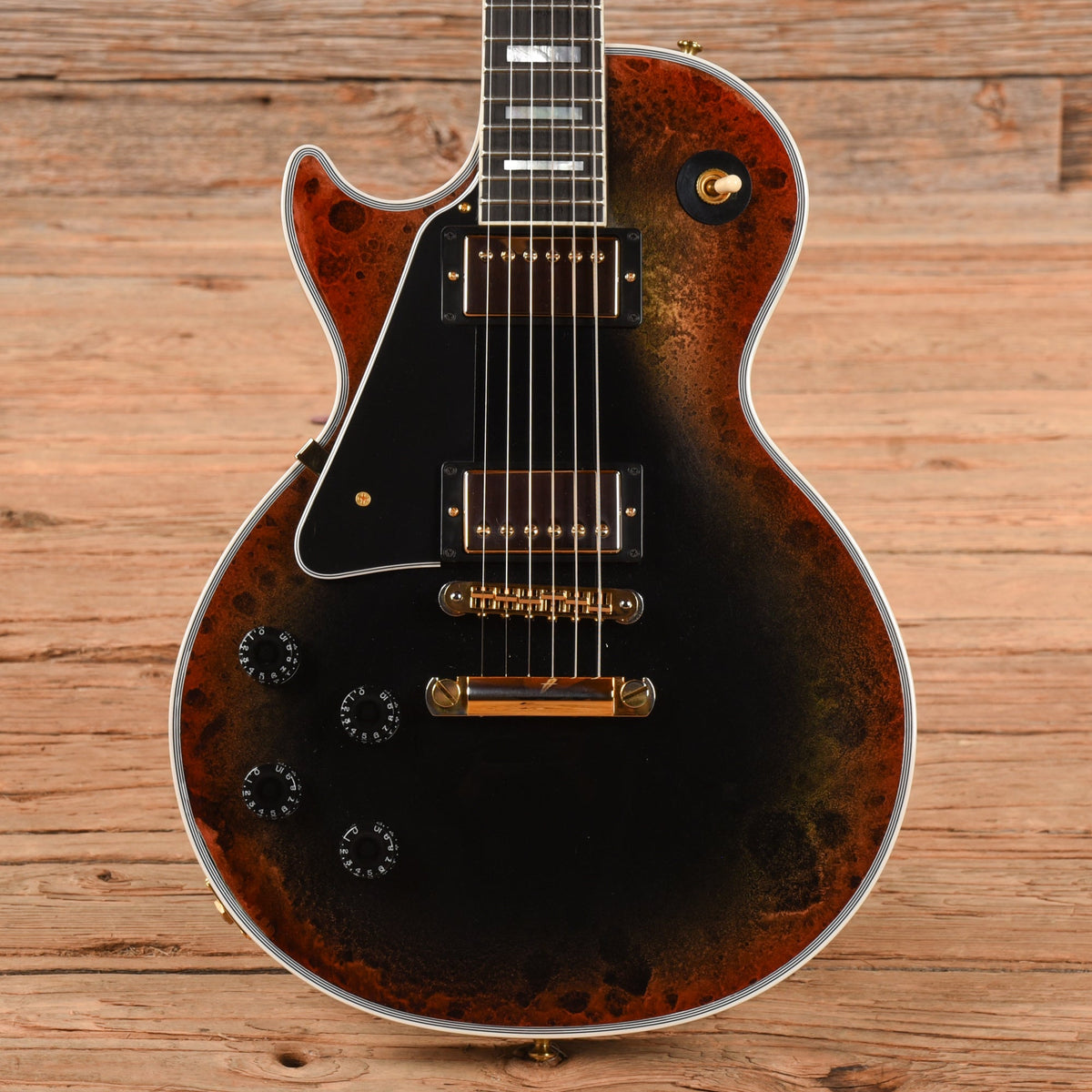 Gibson Custom Mod Collection Les Paul Custom Claret Emulsion 2022 LEFTY - MusicMarket