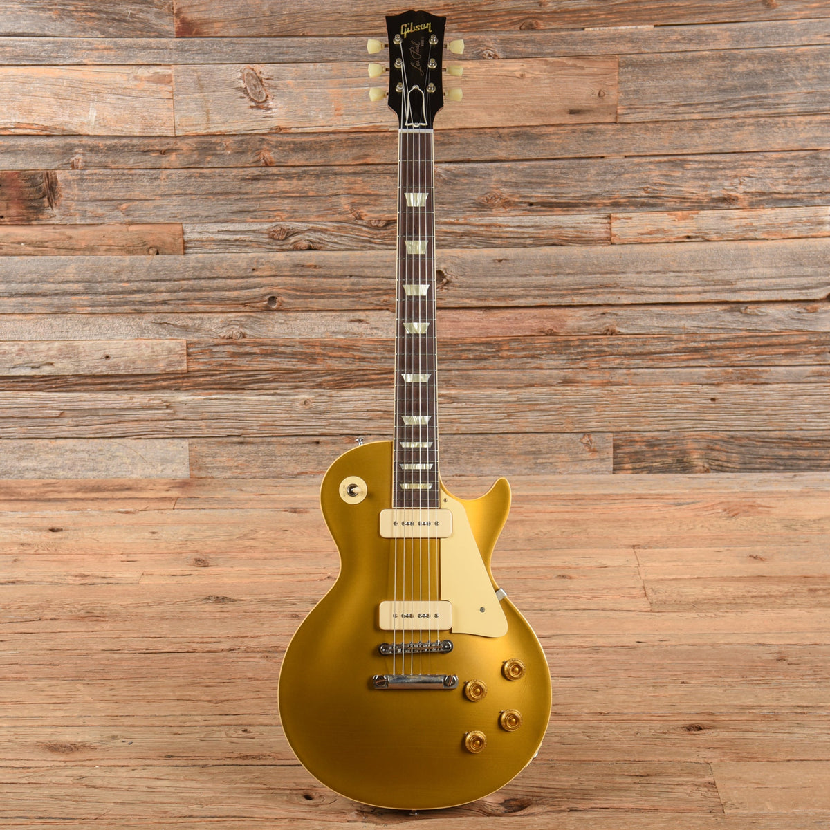 Gibson Custom Murphy Lab '56 Les Paul Ultra Light Aged Goldtop 2022 - View 4 | MusicMarket
