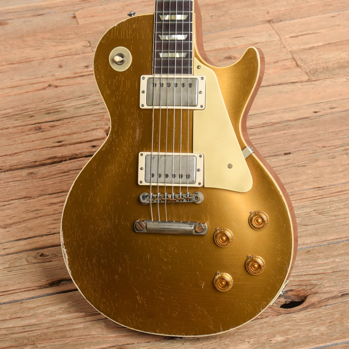Gibson Custom Murphy Lab 57 Les Paul Goldtop Ultra Heavy Aged Goldtop 2024 - View 2 | MusicMarket