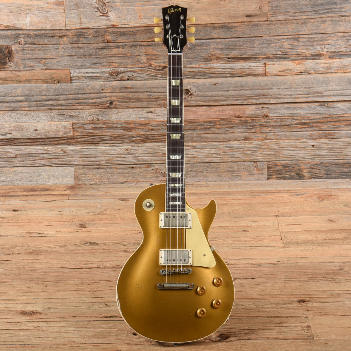 Gibson Custom Murphy Lab 57 Les Paul Goldtop Ultra Heavy Aged Goldtop 2024 - View 4 | MusicMarket