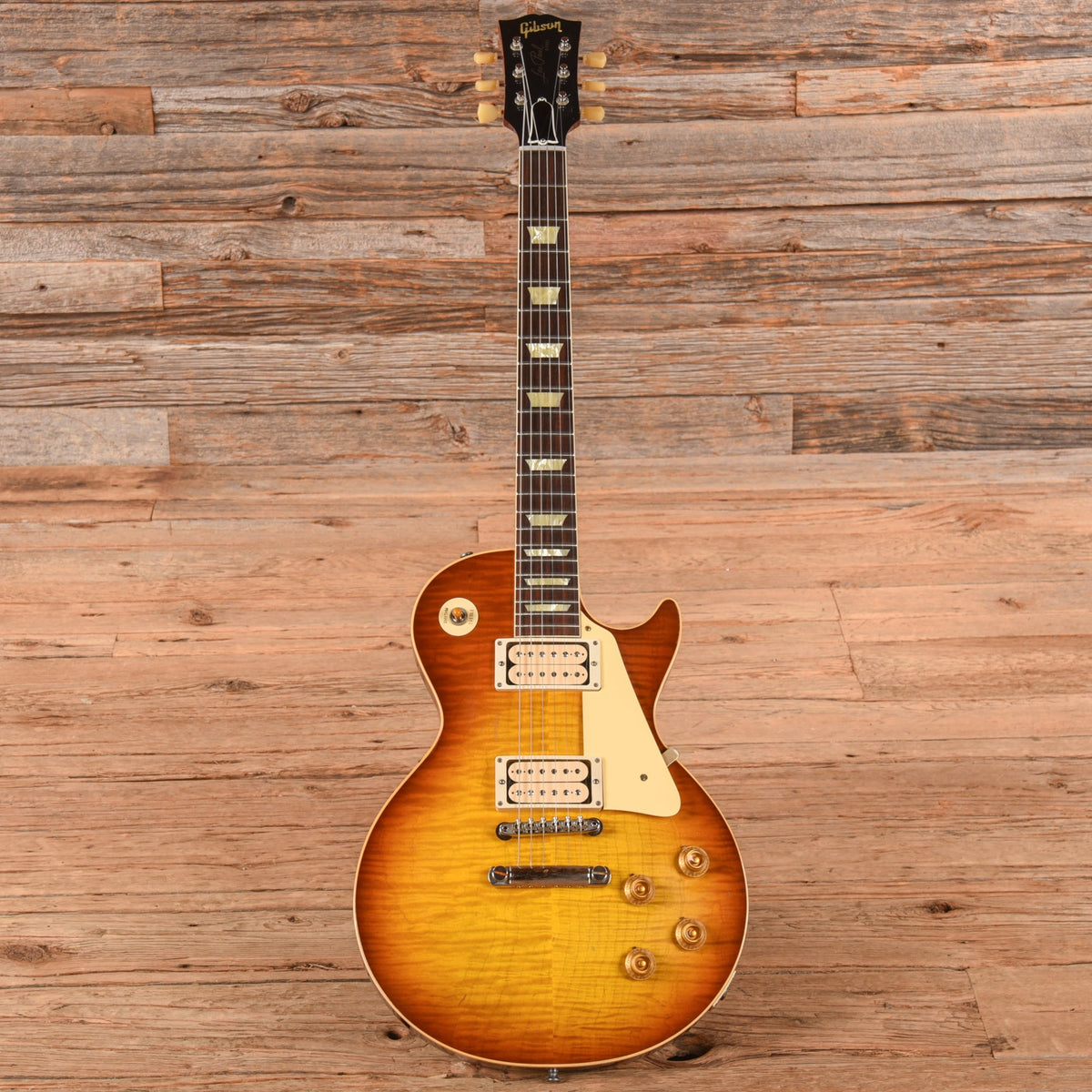 Gibson Custom Murphy Lab '59 Les Paul Standard Reissue Chambered Light Aged Sunburst 2025 - View 4 | MusicMarket