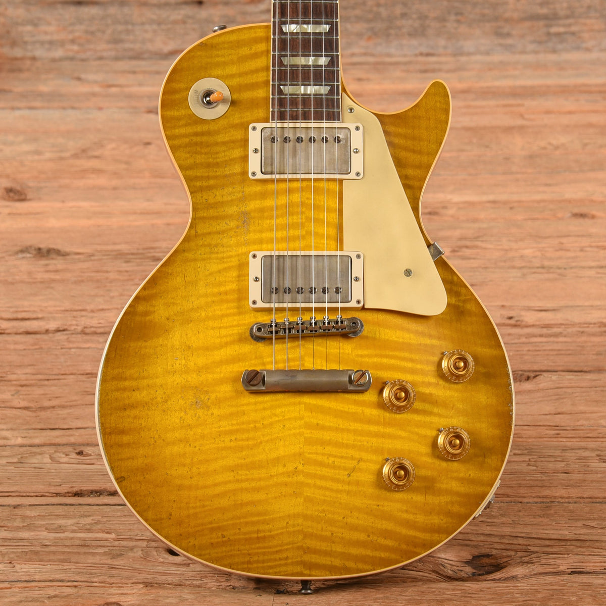 Gibson Custom Murphy Lab '59 Les Paul Standard Reissue Heavy Aged Lemon Burst 2023 - MusicMarket