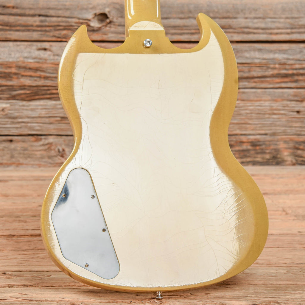 Gibson Custom Murphy Lab 61 Les Paul SG Standard Ultra Light Aged TV Yellow - View 8 | MusicMarket
