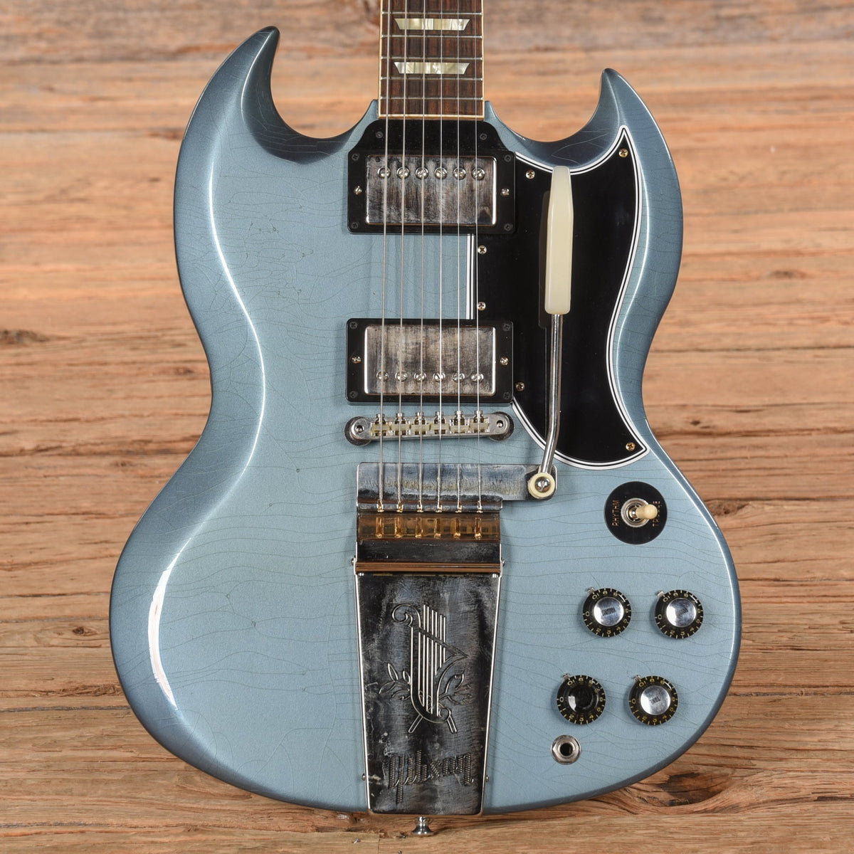 Gibson Custom Murphy Lab 64 SG Standard Reissue Light Aged Pelham Blue 2020 - MusicMarket