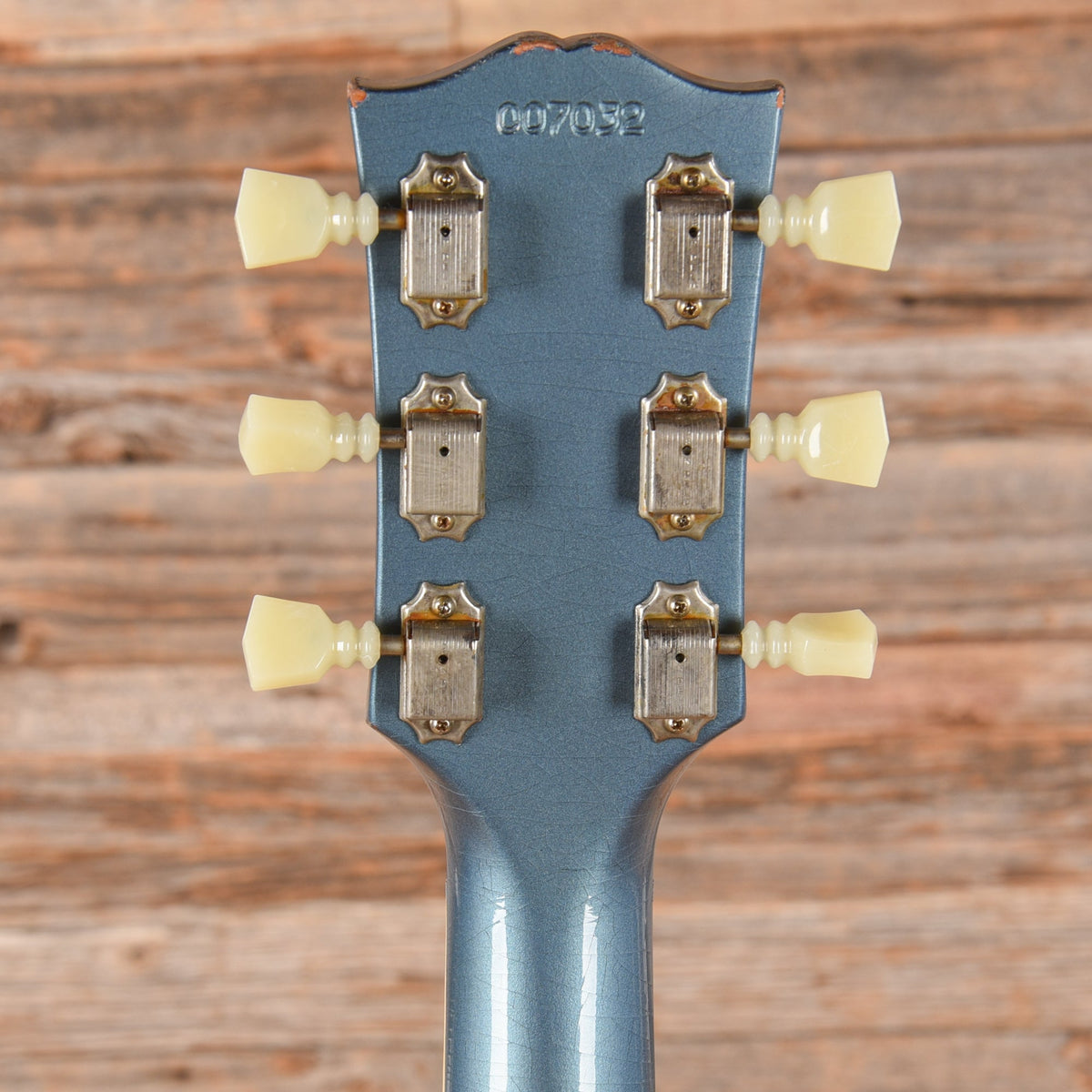 Gibson Custom Murphy Lab 64 SG Standard Reissue Light Aged Pelham Blue 2020 - View 7 | MusicMarket