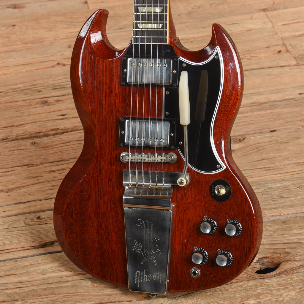 Gibson Custom Murphy Lab '64 SG Standard Reissue Ultra Light Aged Cherry 2023 - View 2 | MusicMarket