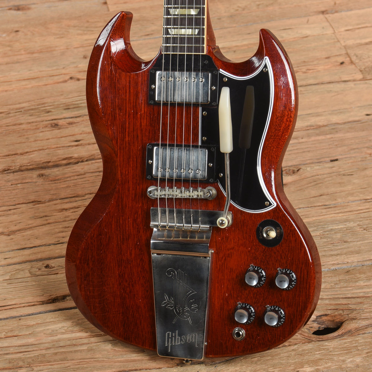 Gibson Custom Murphy Lab '64 SG Standard Reissue Ultra Light Aged Cherry 2023 - View 2 | MusicMarket