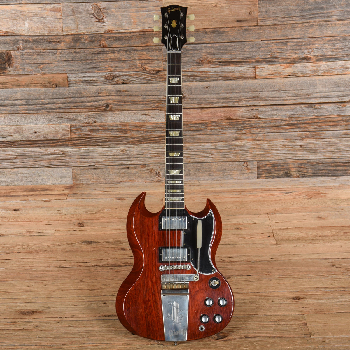 Gibson Custom Murphy Lab '64 SG Standard Reissue Ultra Light Aged Cherry 2023 - View 4 | MusicMarket