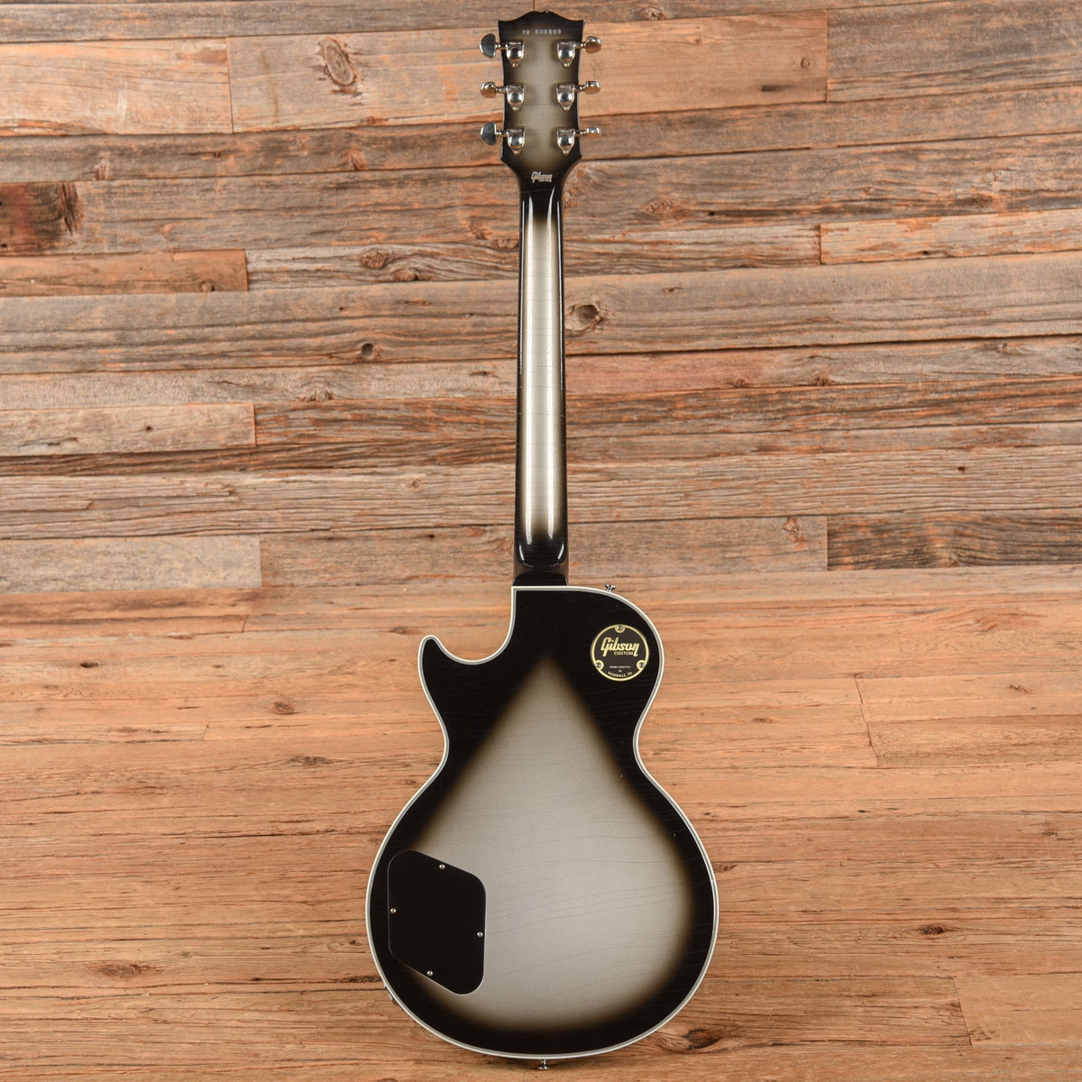 Gibson Custom Murphy Lab Les Paul Custom Ultra Light Aged Silverburst 2023 - View 5 | MusicMarket