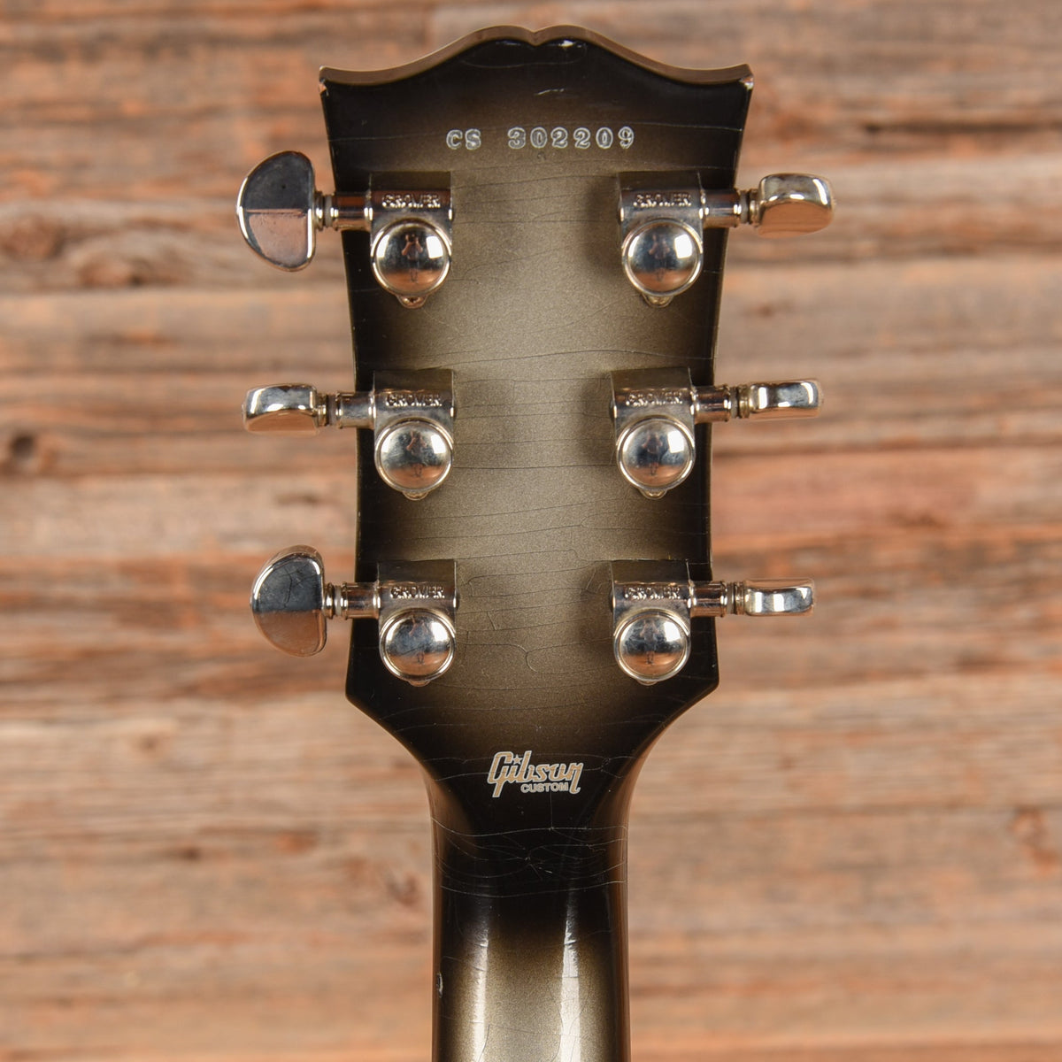 Gibson Custom Murphy Lab Les Paul Custom Ultra Light Aged Silverburst 2023 - View 7 | MusicMarket
