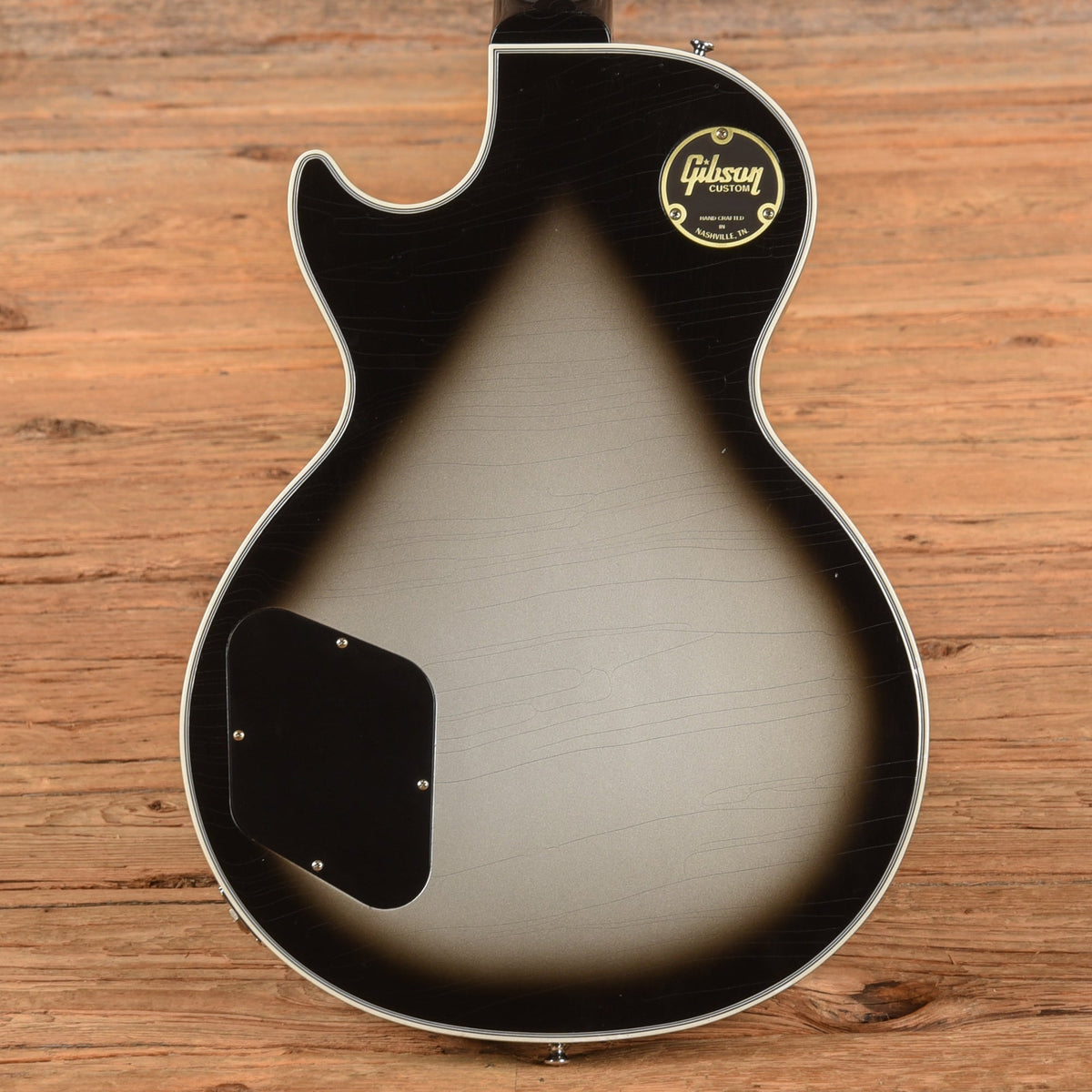 Gibson Custom Murphy Lab Les Paul Custom Ultra Light Aged Silverburst 2023 - View 3 | MusicMarket