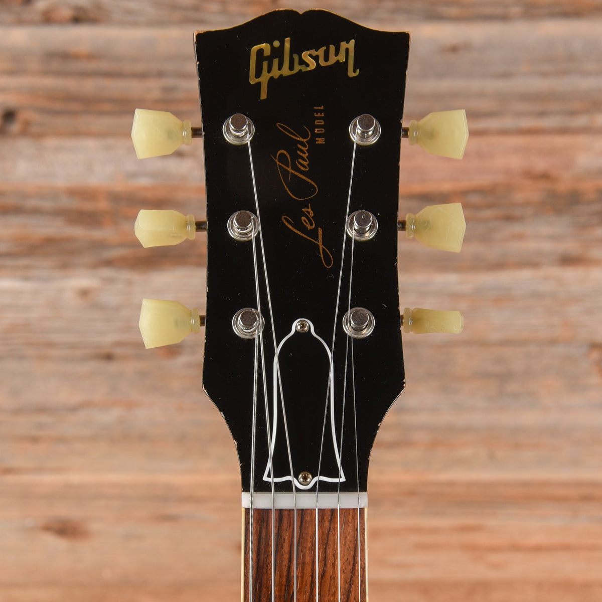 Gibson Custom Painted Over Series '58 Les Paul Standard Reissue Ebony Over Cherry Sunburst 2017 - View 6 | MusicMarket