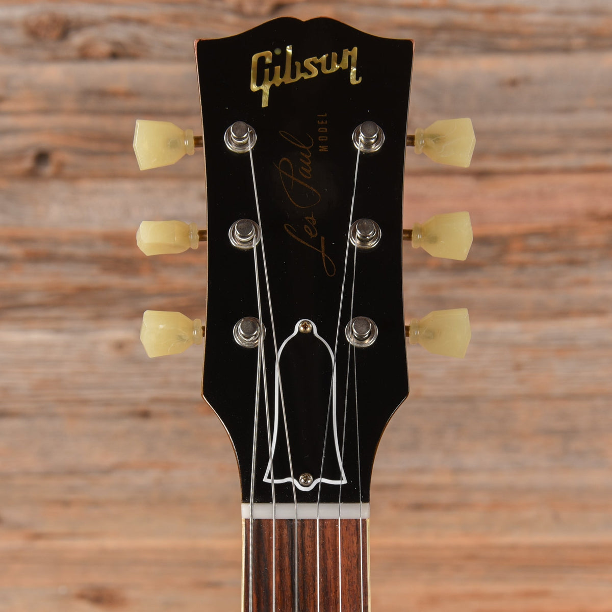 Gibson Custom Painted Over Series '58 Les Paul Standard Reissue Gold Over Cherry Sunburst 2017 - View 6 | MusicMarket