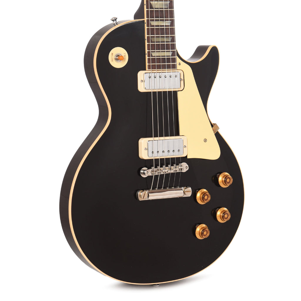 Gibson Custom Shop 1956 Les Paul Standard Antique Ebony Top Dark Back VOS w/Mini Humbuckers - MusicMarket