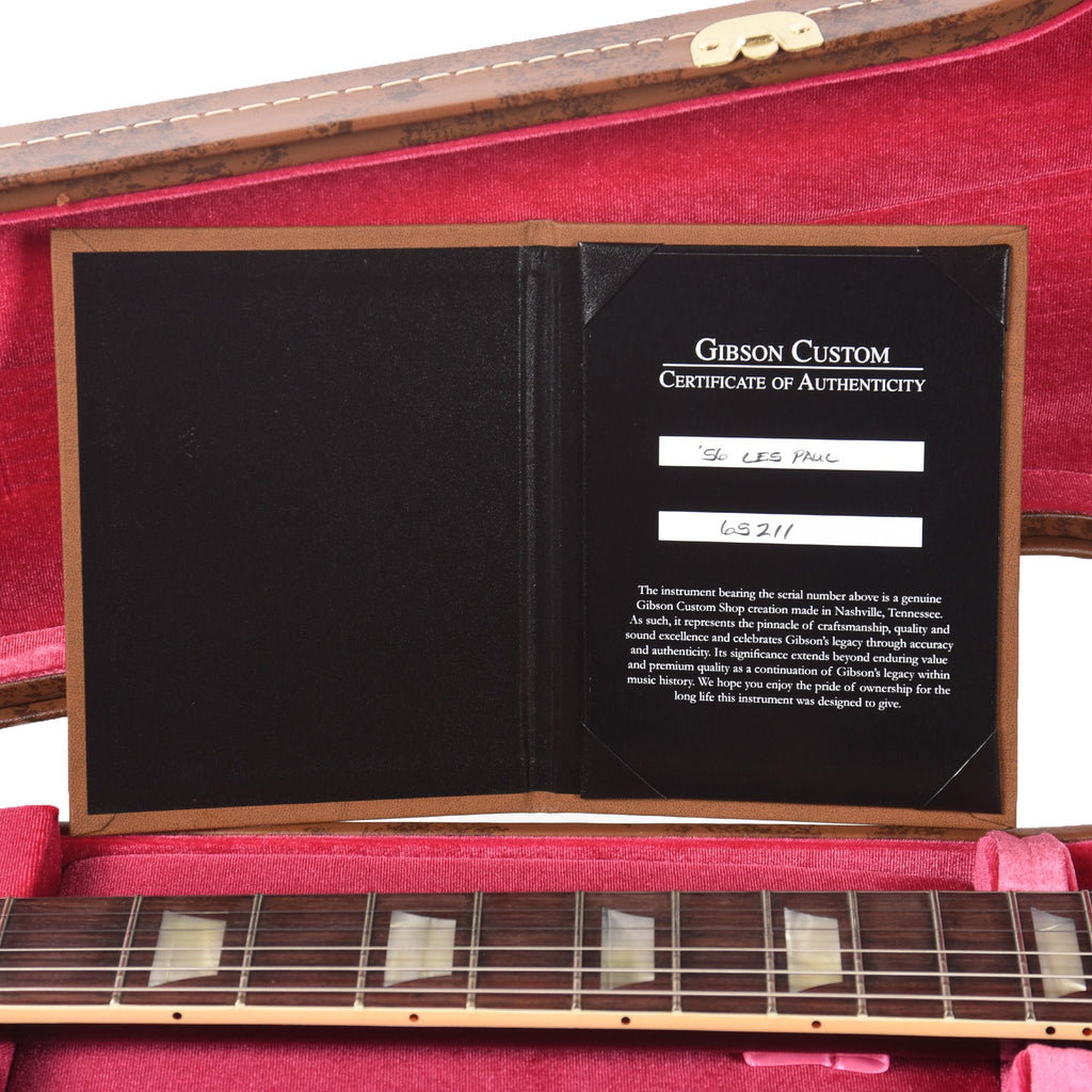 Gibson Custom Shop 1956 Les Paul Standard Antique Ebony Top Dark Back VOS w/Mini Humbuckers - View 9 | MusicMarket