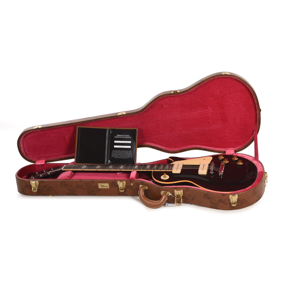 Gibson Custom Shop 1956 Les Paul Standard Antique Ebony VOS w/P90 Pickups - View 8 | MusicMarket