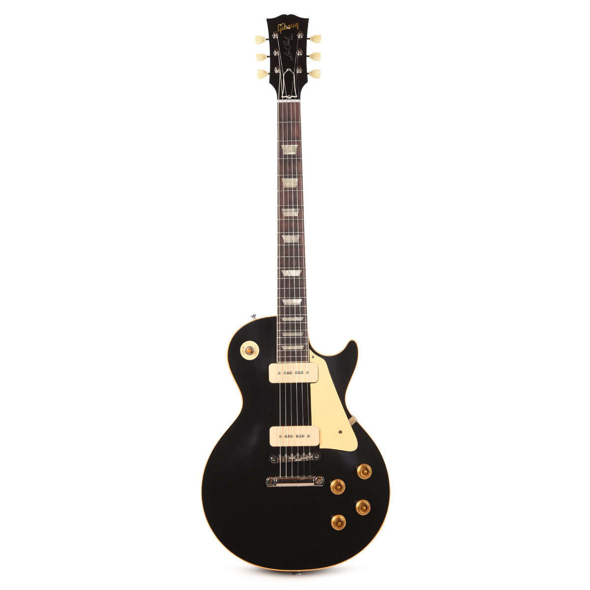 Gibson Custom Shop 1956 Les Paul Standard Antique Ebony VOS w/P90 Pickups - View 4 | MusicMarket