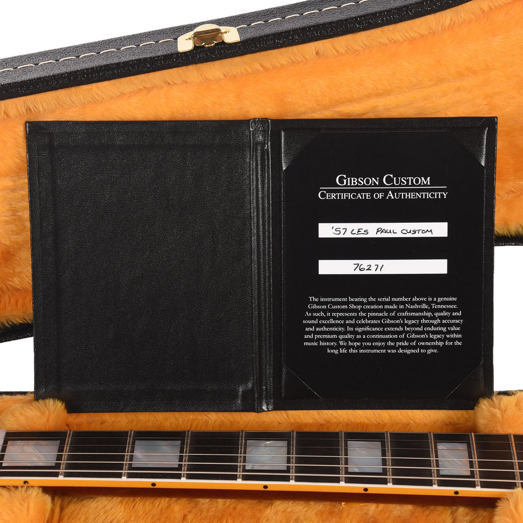 Gibson Custom Shop 1957 Les Paul Custom Cherry Toner VOS w/Custom "S" Buckers - View 9 | MusicMarket